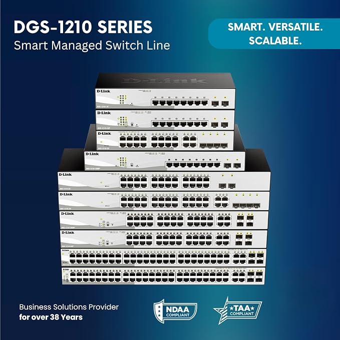D-Link 52-Port Gigabit Smart Managed PoE+ Switch | 48 PoE+ Ports + 4 Combo SFP - Image 14