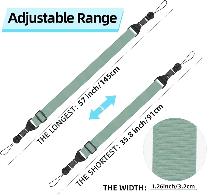 Adjustable Shoulder Strap:Comfortable iPad Strap Nylon Neck Lanyard - Image 2