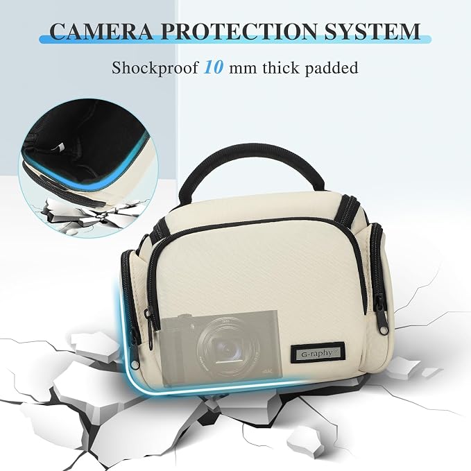 G-raphy Camera Bag Case Compact Lightweight Shoulder Crossbody Sling - Image 5