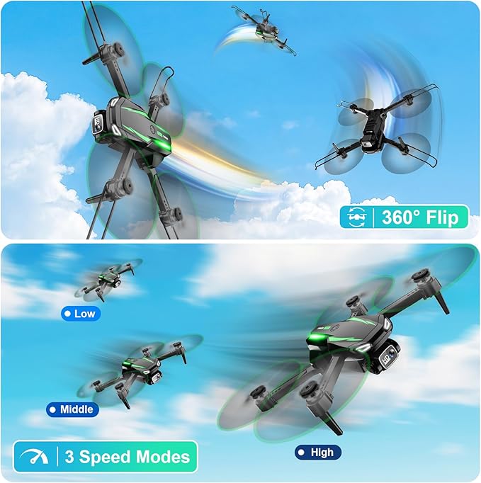 Drone with 1080P Camera, Foldable Remote Control Quadcopter - Image 4