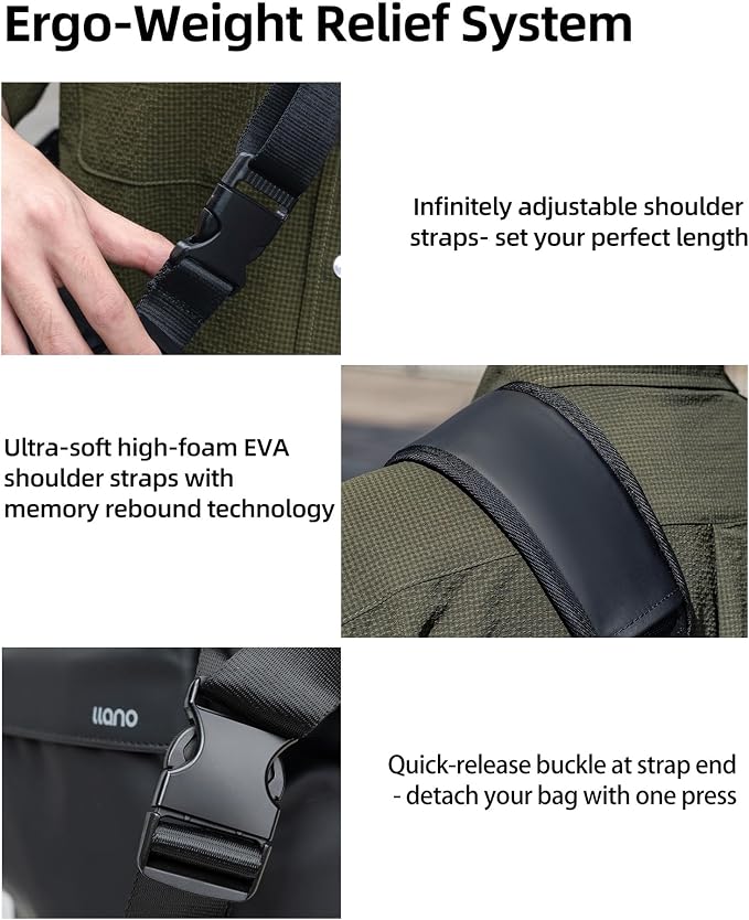 llano 6L Camera Sling Bag for Photographers, DSLR Shoulder Bag Small, Compact - Image 6