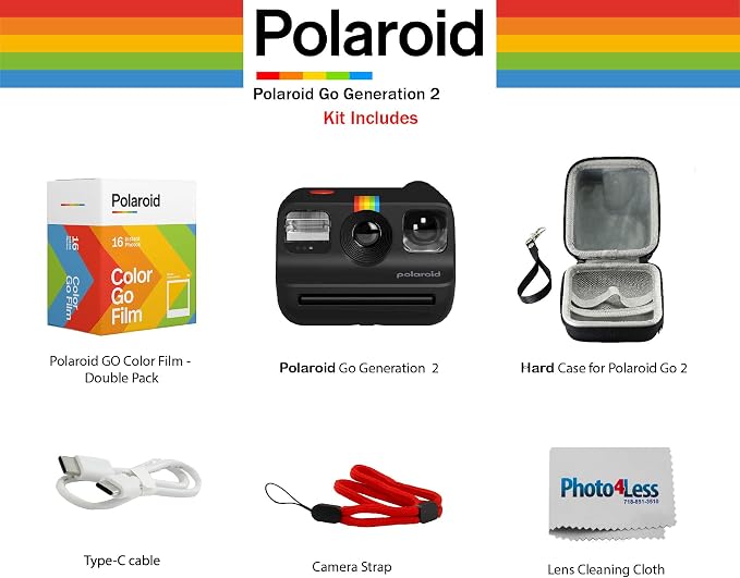 Polaroid Go Generation 2 Instant Film mini Camera Bundled - Image 2