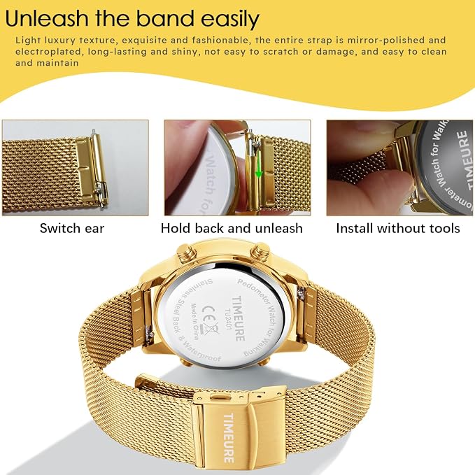 Women's Step Counter Pedometer Watch - Image 6