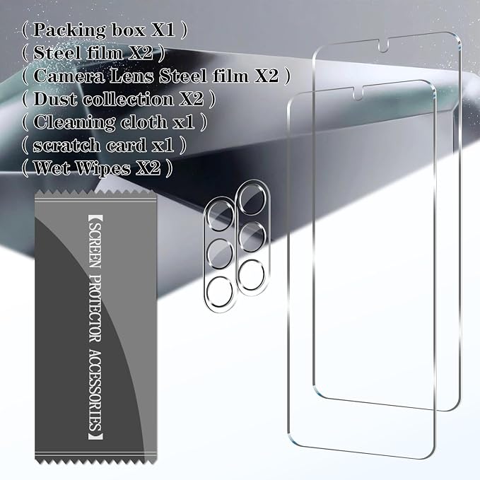 BIGFACE Galaxy S24 Tempered Glass Screen Protector + Camera Lens Protector - Image 7
