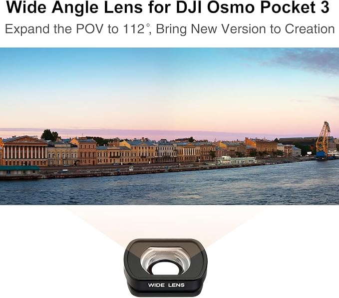 4-Pack Magnetic Filter Set for DJI Osmo Pocket 4/3, Includes ND2-32 Variable ND - Image 6