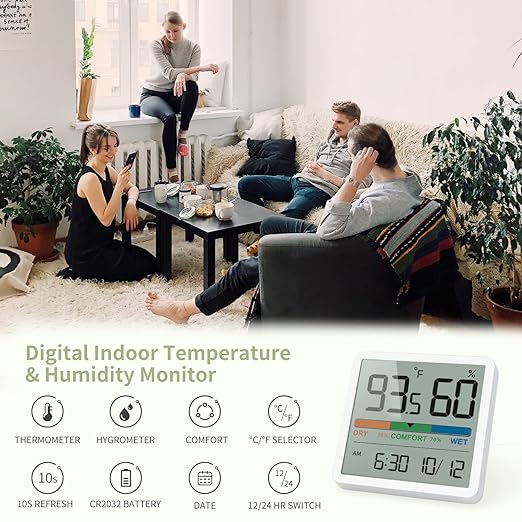 NOKLEAD Indoor Hygrometer Thermometer - Image 3