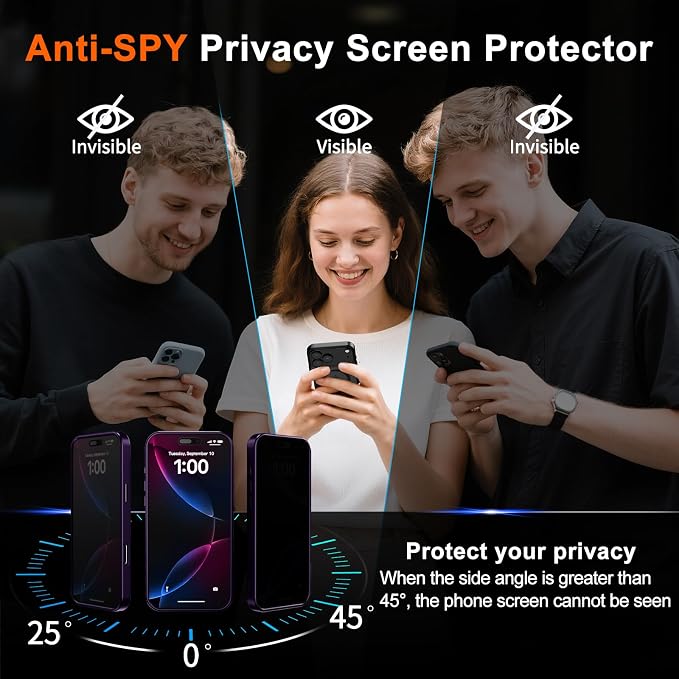 for iPhone 14 Plus Case with Privacy Screen Protector and Camera Protection - Image 7