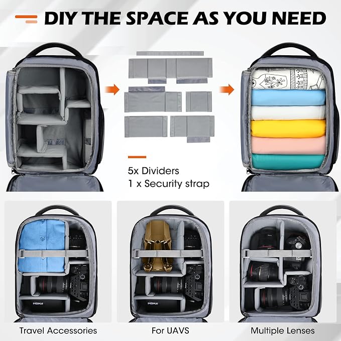 SDYSM Camera Bag Backpack Professional - Image 5