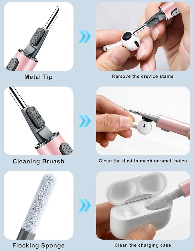 Cleaner Kit for Airpods, Earbuds Cleaning kit for Airpods Pro 1 2 3, Phone - Image 5