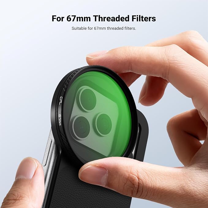 NEEWER 6.9" Magnetic Phone Lens Filter Mount Adapter Backplate Accessories & - Image 5