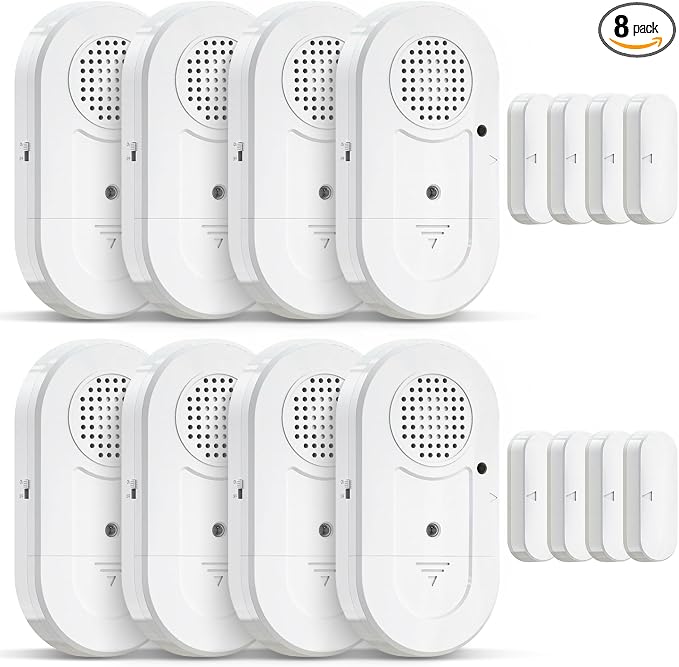 Sanjie Door Alarms When Opened, Door Window Alarm Sensors by SANJIEGuardSecurity