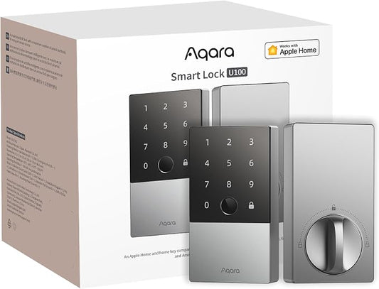 Aqara Smart Lock U100, Fingerprint Keyless Entry Door Lock by Aqara