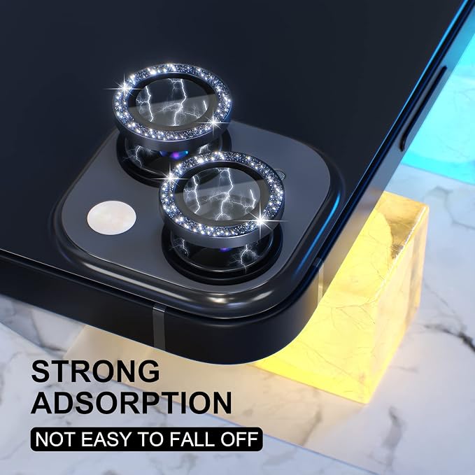 Choiche Compatible for iPhone 14 /iPhone 14 Plus Camera Lens Protector Bling - Image 6