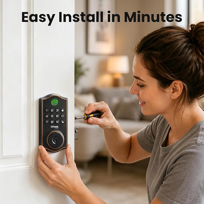 GHome Smart Fingerprint Door Lock - Image 9