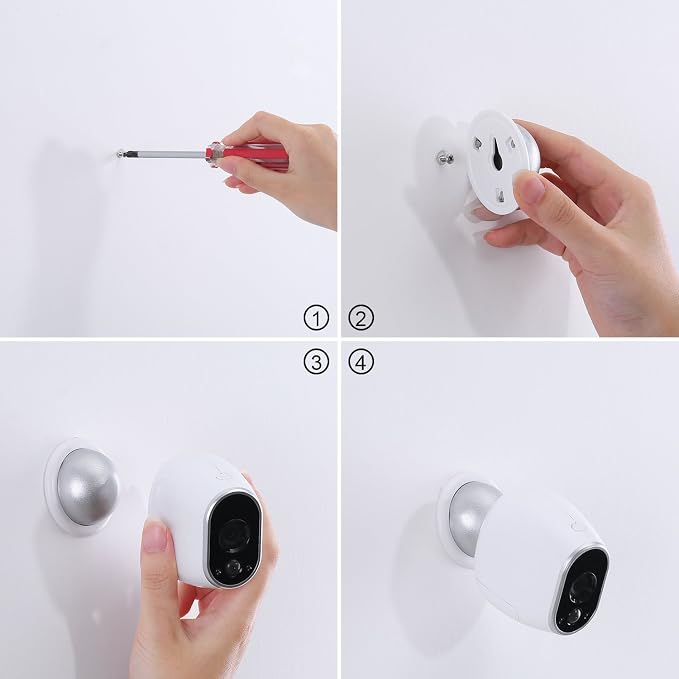 Skylety 3 Pack Security Wall Mount, Metal Magnetic Mount Compatible - Image 5