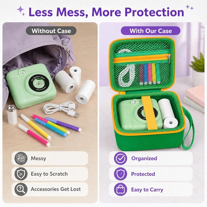 PAIYULE Kids Instant Print Camera Case Compatible - Image 4
