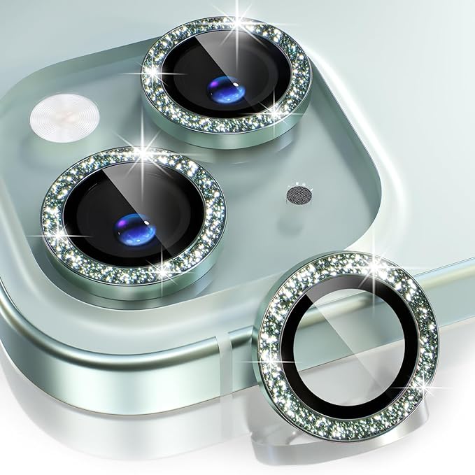 Choiche Compatible for iPhone 15 /iPhone 15 Plus Camera Lens Protector Bling by Choiche