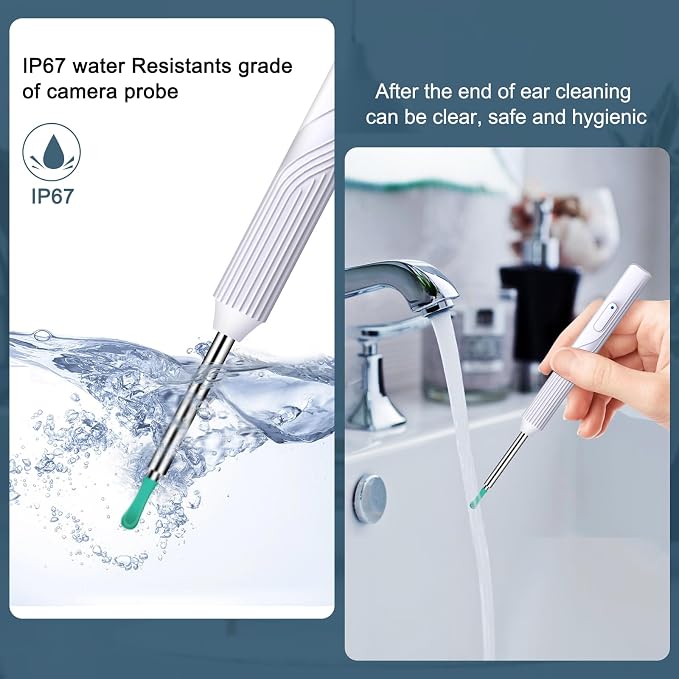 Ear Wax Removal Tool, Ear Cleaner with1080P HD Otoscope Camera, Ear Camera - Image 6