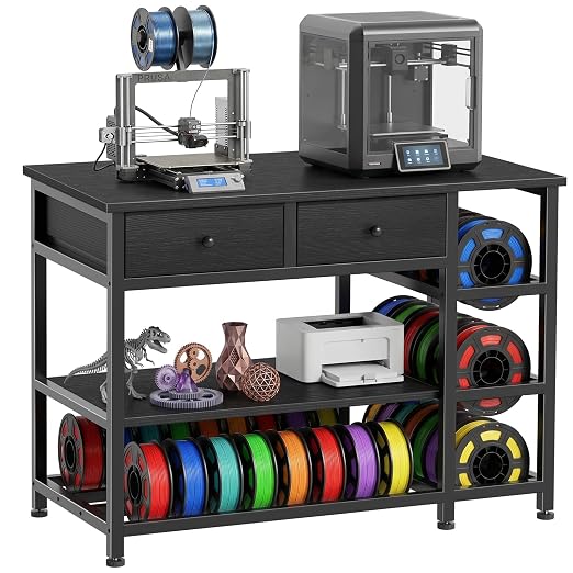 3D Printer Stand with Filament Storage by Unknown