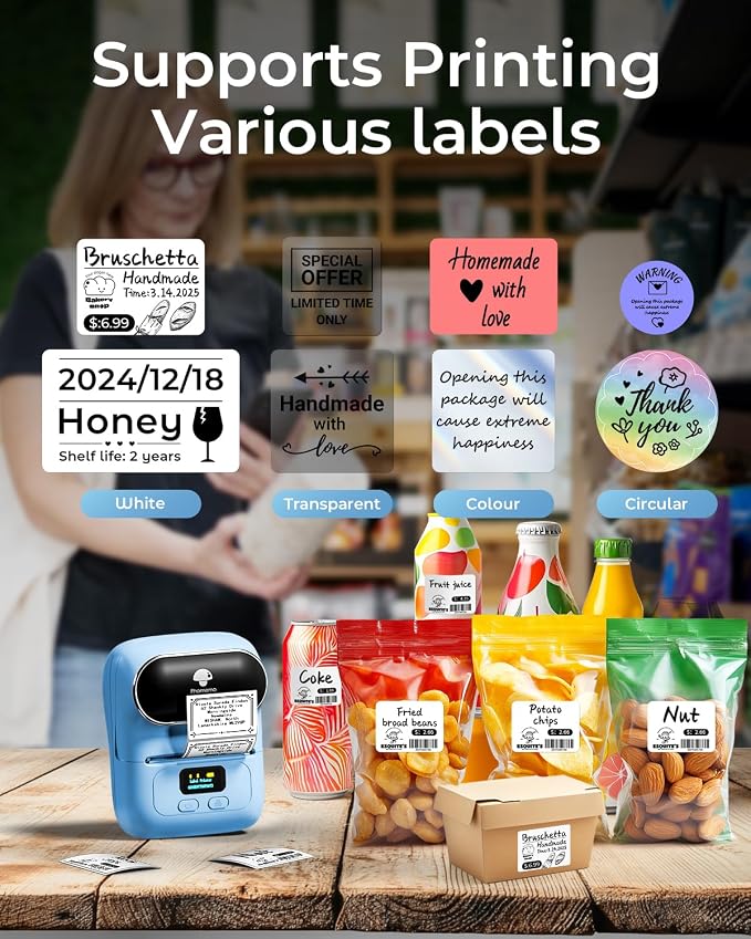 Phomemo Barcode Label Printer - Image 4
