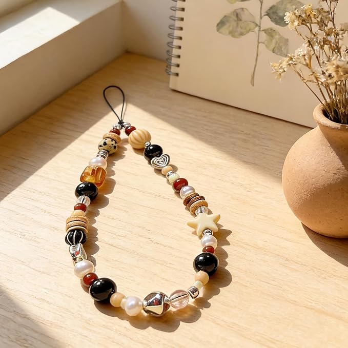 Cute Beaded Camera Wrist Strap for Phone, Digital Camera Charm Lanyard - Image 8