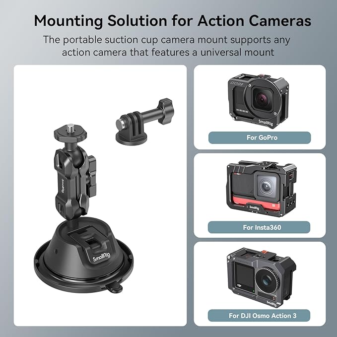 SMALLRIG Double-Layer Suction Cup Mount - Image 2