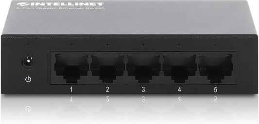 Intellinet 5-Port Gigabit Ethernet Network Switch, Ethernet Splitter by IntellinetNetworkSolutions