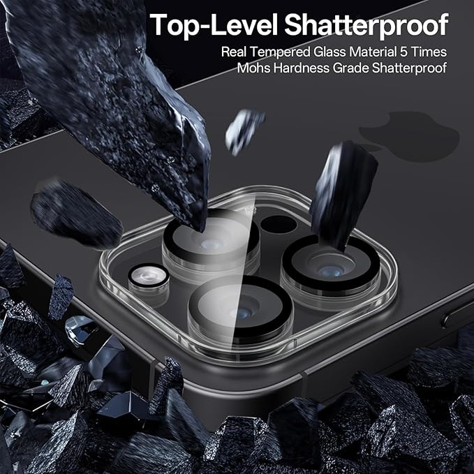 Wiaocit 3 Pack Tempered Glass Camera Lens Protector - Image 5