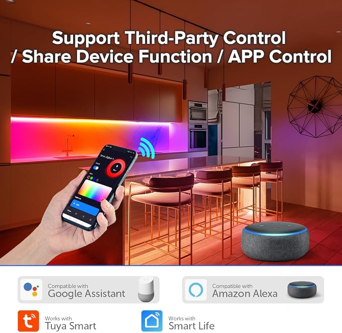 BTF-LIGHTING Tuya Zigbee 3.0 C03Z LED Controller Support RGB 4 pin PWM FCOB COB - Image 3