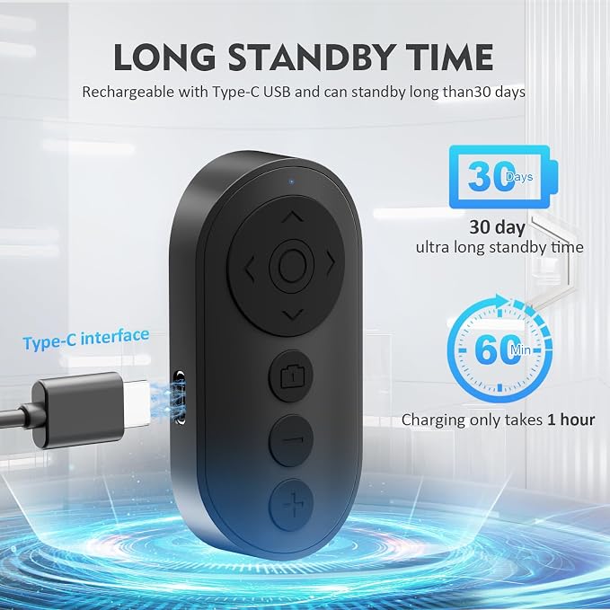 Remote Control for TikTok, Wireless Remote Camera Control Shutter - Image 6