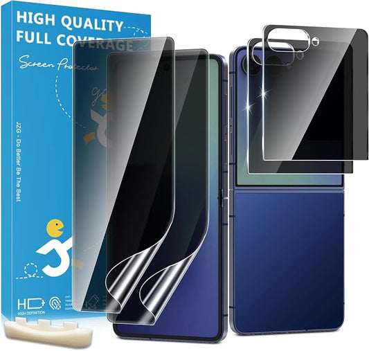 4 Pack for Samsung Galaxy Z Flip 7 Privacy Screen Protector, 2 Pac Inside by JavoYion