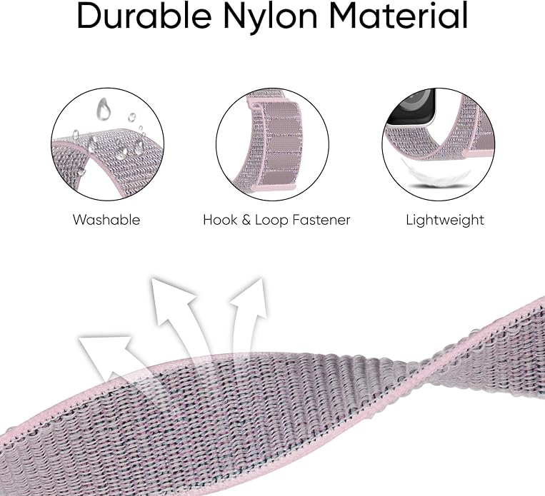 6 Pack Sport Nylon Loop Band Compatible - Image 2
