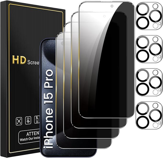 Romkasi 4 Pack Privacy Screen Protector by Unknown
