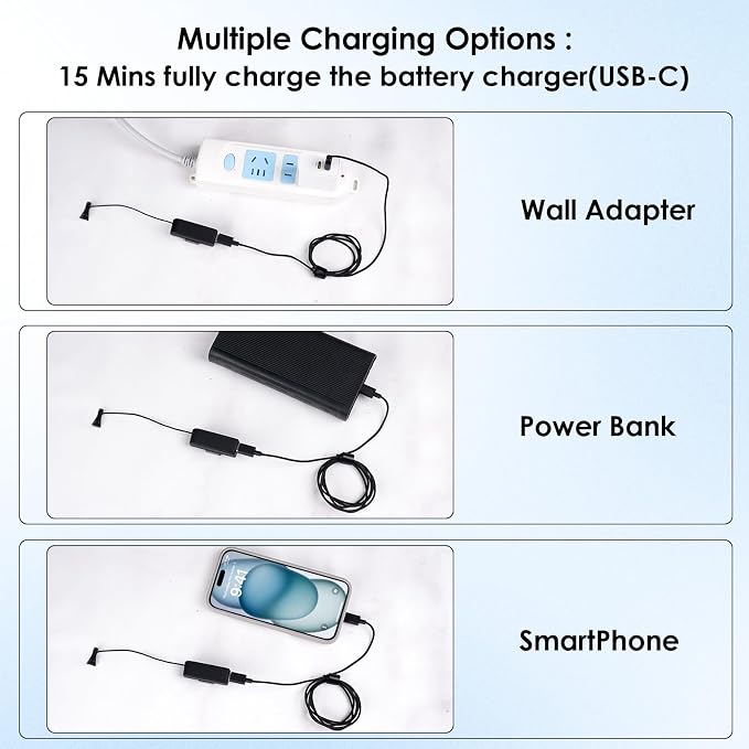 Battery Pack Charger for RayBan Meta Display, Portable Charger for Meta Glasses - Image 5