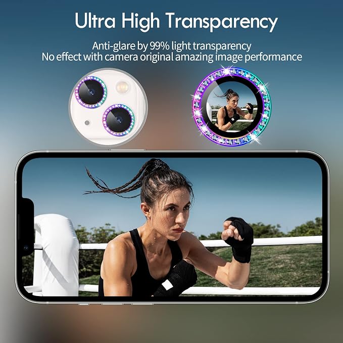Bling Diamond Individual Camera Lens Protector - Image 6