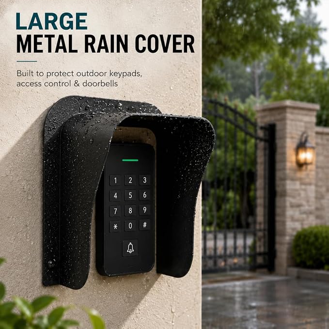 Ring Doorbell Cover Weatherproof, Large Metal Ring Doorbell Protector, Access - Image 7