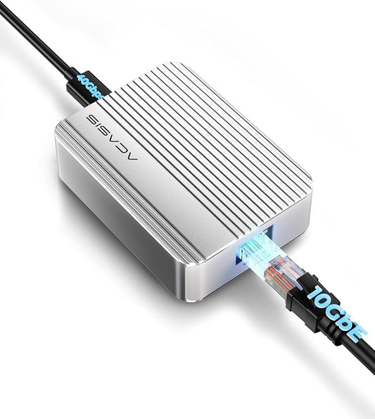 ACASIS USB4 to 10Gb Ethernet Adapter Aluminum Housing USB-C to 10 Gigabit by ACASIS