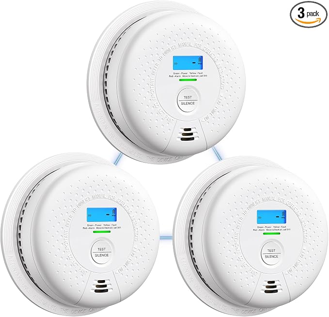 X-Sense Smoke and Carbon Monoxide Detector Combo, Wireless Interconnected by X-Sense