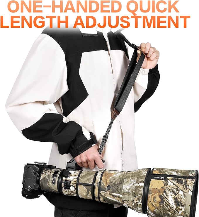 Camera Strap for Photographers, Adjustable Nylon Shoulder Strap - Image 3