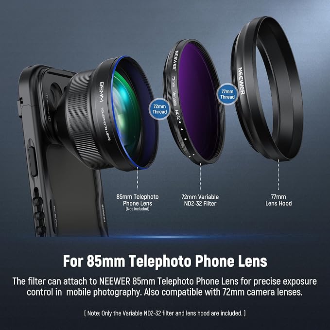 NEEWER 72mm Variable ND Filter - Image 2