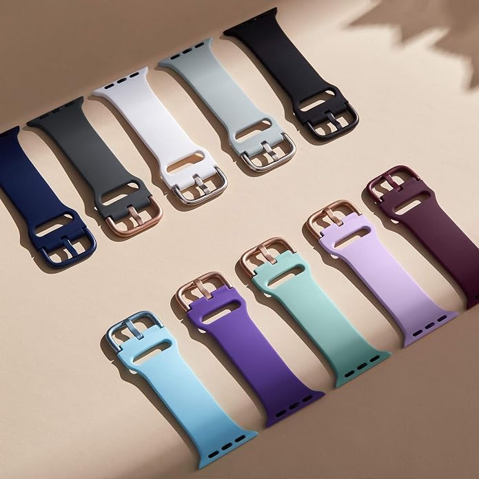 Sport Band Compatible with Apple Watch Bands 49mm 46mm 45mm 44mm 42mm 41mm 40mm - Image 3
