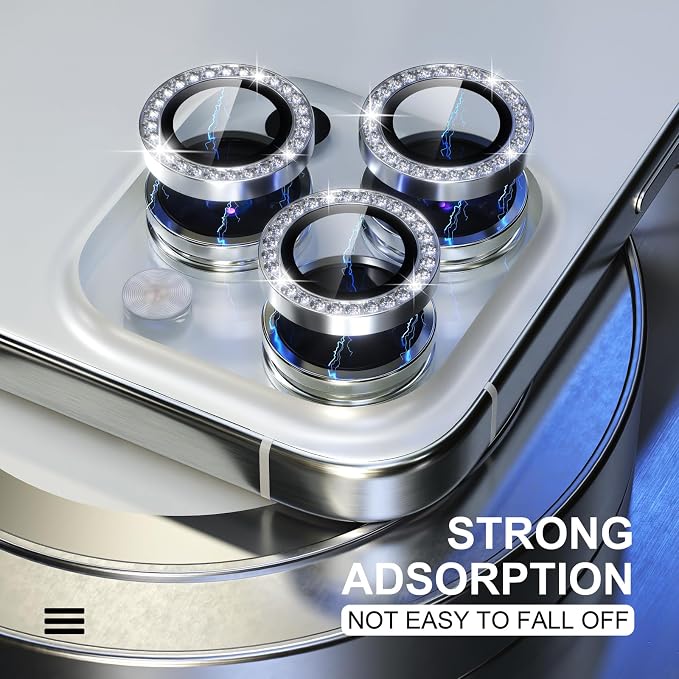 Choiche Compatible for iPhone 15 Pro/iPhone 15 Pro Max Camera Lens Protector - Image 6