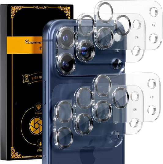 for 6 Pack iPhone 17 Pro Max Camera Lens Protector 9H Tempered Glass Camera by Beuxece