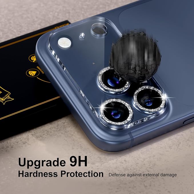 for 6 Pack iPhone 17 Pro Max Camera Lens Protector 9H Tempered Glass Camera - Image 3
