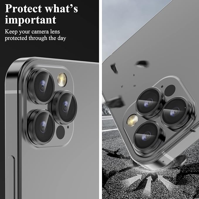YWXTW Designed for iPhone 14 Pro Max Camera Lens Protector, for iPhone 14 Pro - Image 5