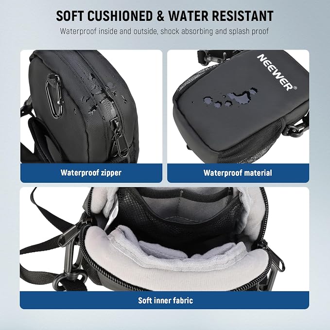 NEEWER Camera Sling Bag, Water Resistant Lightweight Compact Travel Case - Image 3