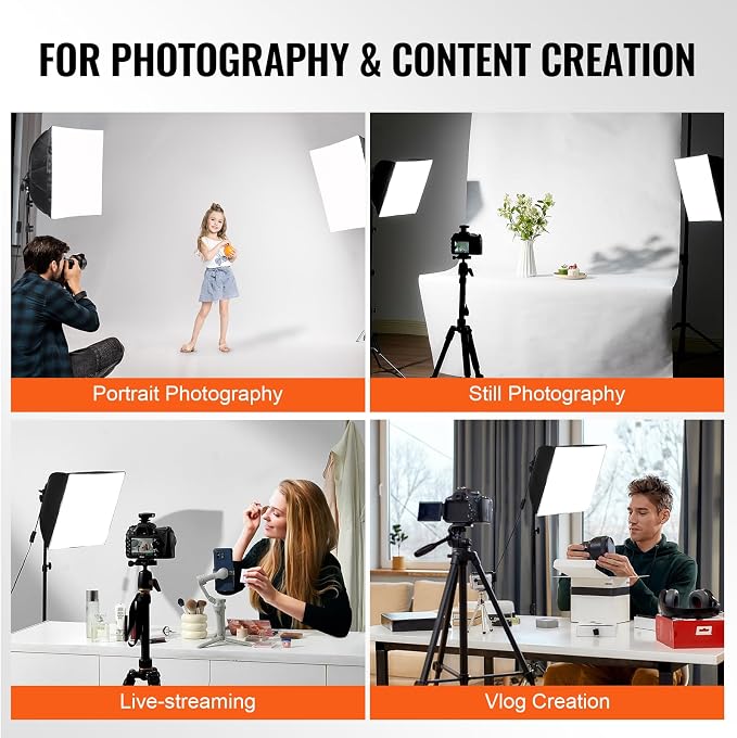 VEVOR Softbox Lighting Kit, Professional Softbox - Image 6