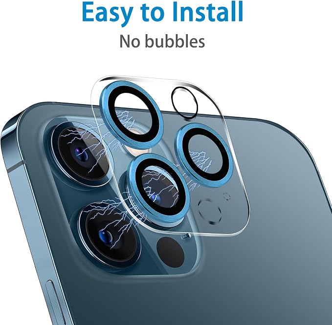 Dengduoduo 3 Pack Tempered Glass Camera Lens Protector - Image 6