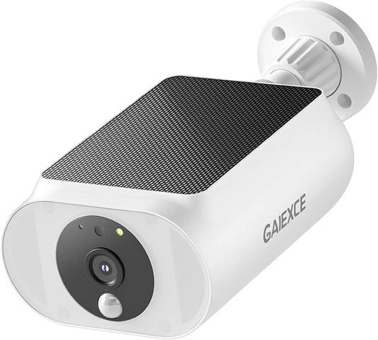 Solar Security Camera, Wireless Security Camera Outdoor, 2K by Gaiexce-Official