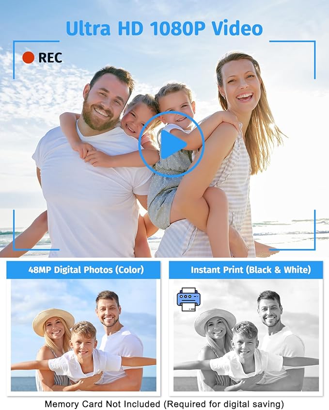 Instant Camera, 1080P Kids Camera - Image 4